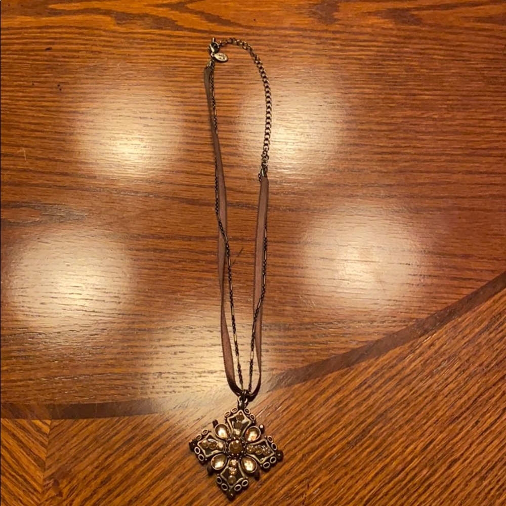 Cookie Lee chocolate brown Necklace